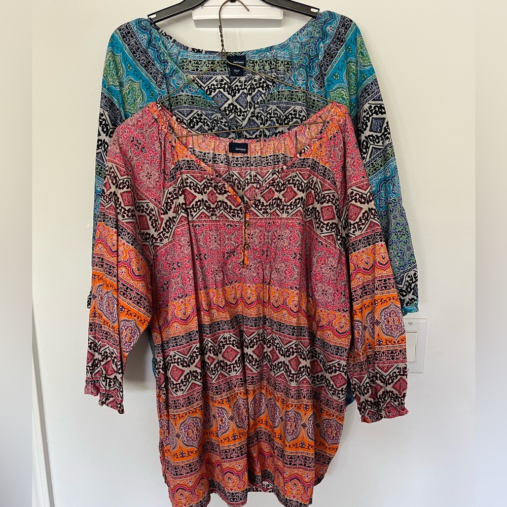 Two for the price of one - fun blouses